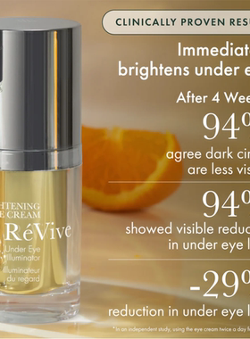REVIVE 25年新品 VC维生C焕亮采眼霜 抗氧化 15ml