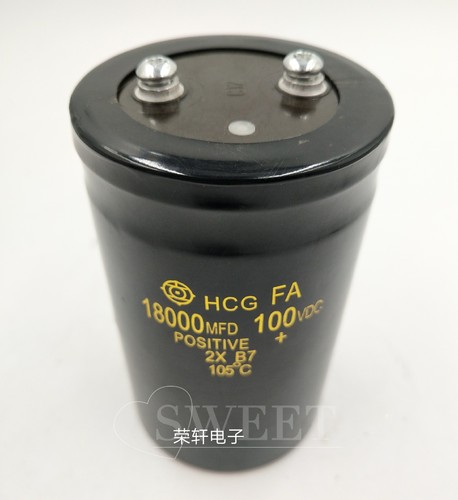 进口 100V22000UF 电解电容 50x105/120 可代替80V 63V 18000UF