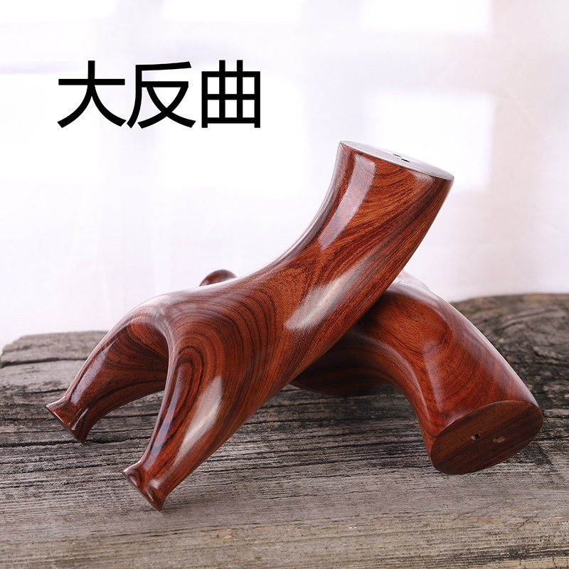 大反曲木弹弓手感王沙铁实木质扁皮户外纯手工精准大威力弹工包邮