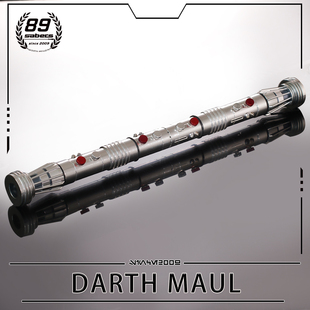 89sabers现货秒发 达斯摩尔双头 全金属道具收藏款高亮像素89光剑