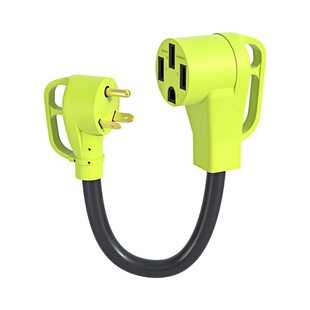 美标房车发电机电源线30A转50A插头适配器TT-30P转14-50R延长线