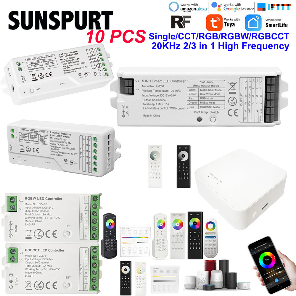 LED七彩灯带控制器灯箱广告牌2.4