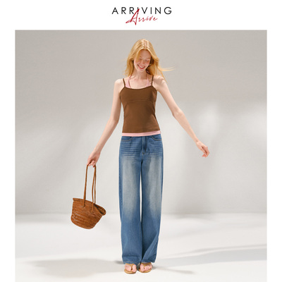 ArrivingArrive重猫须牛仔裤