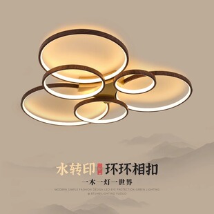 卧室吸顶灯北欧轻奢圆形房间灯餐厅灯简约现代LED主卧书房灯具