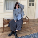 【春款现货】数据好学院风衬衣卫衣裙三件套293-2712-P195控288，女装套装/套裙，浙宝293