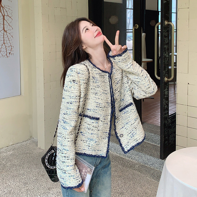 【新款】档口现货百搭不挑人小香风外套293-1093-P155控218，女装短外套，浙宝293