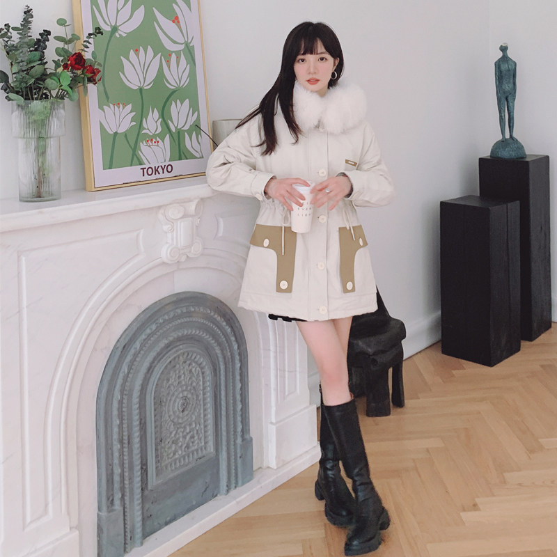 【新款】款兔毛内胆派克服205A-K632-P195控278,女装棉衣/棉服,浙宝293