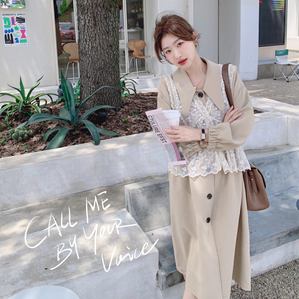 【新款】22秋！蕾丝马甲连衣裙套装205A-8808-P150控208，女装连衣裙，浙宝293