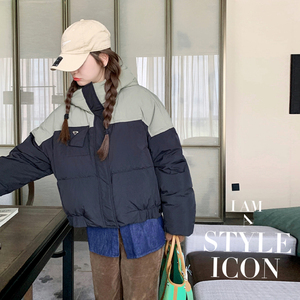 【档口现货】数据好 韩版撞色短款棉服 293-0127-P165控248,女装棉衣/棉服,浙宝293