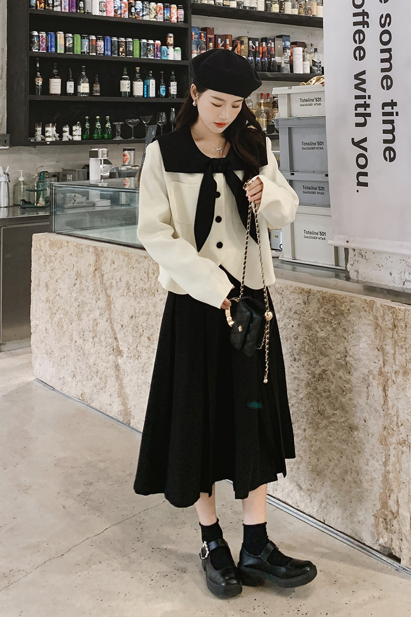 法式高级感气质裙女2025春秋新款高腰显瘦今年流行减龄,女装短外套,浙宝293