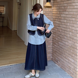 【春款现货】数据好设计感衬衣马甲裙三件套293-2536-P175空258，女装套装/套裙，浙宝293