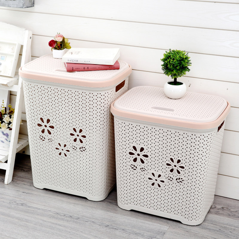 超大号方形塑料脏衣篮带盖洗衣脏衣服收纳筐脏衣篓玩具收纳篮包邮|msdalam kategori penyatuan simpanan, Rumah Storage Appliances, keranjang penyimpanan, bakul dobi - dari Buy2taobao.com untuk memberikan perkhidmatan ejen Taobao profesional membeli