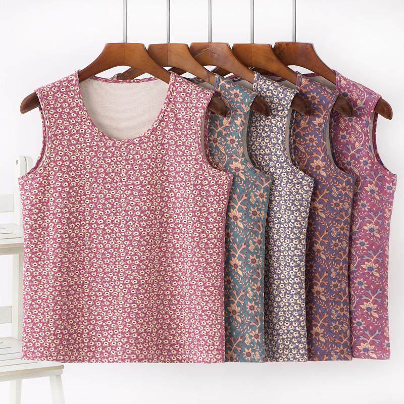 秋冬加肥加大码女士保暖背心中老年妈妈加绒羊毛蚕丝打底坎肩内穿,女士内衣/男士内衣/家居服,保暖背心,淘宝优惠券,粉丝福利购,淘宝优惠卷