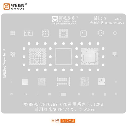 阿毛易修红米Note4/4X植锡网