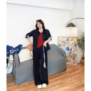 0点 新品 叠穿工装 显瘦 风酷飒休闲两件套装