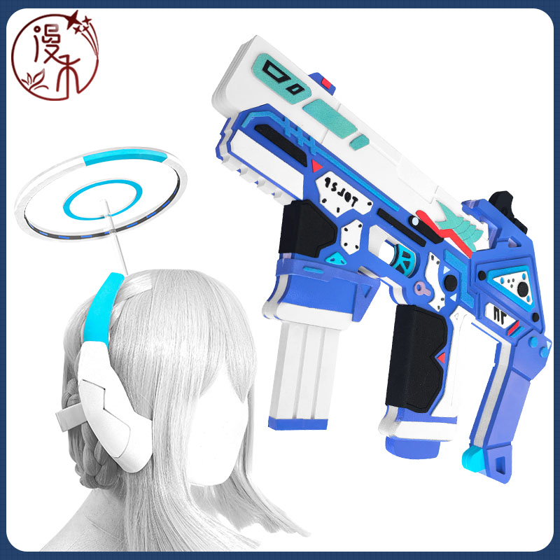 碧蓝档案漫禾头饰耳机生盐乃爱