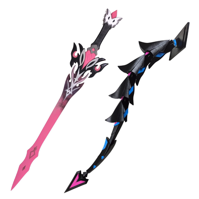 原神杜林cos服3D角头饰道具