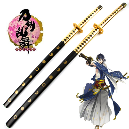 刀剑乱舞三日月宗近刀男人爷爷武器太刀cosplay动漫道具木刀包邮 小编推荐 Wepost 全民代运 马来西亚中国淘宝代运与集运专家