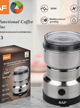 跨境110v美规电动磨豆机干磨机家用轻便研磨杯便携咖啡豆打粉机