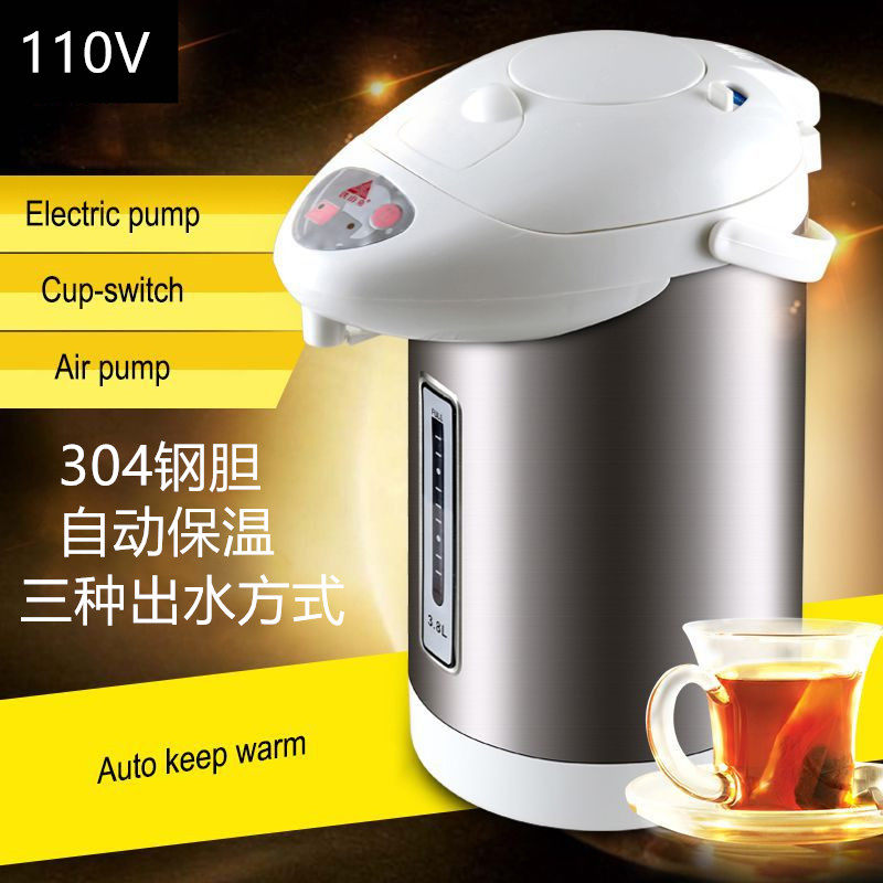 家用电热水壶110V跨境不锈钢