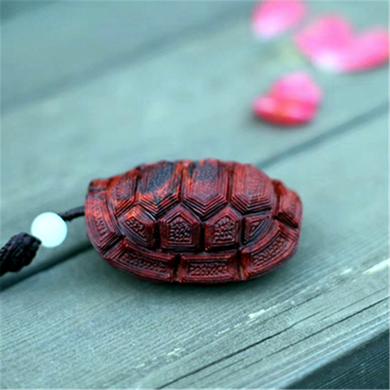 手把玩件乌龟壳挂饰印度小叶紫檀