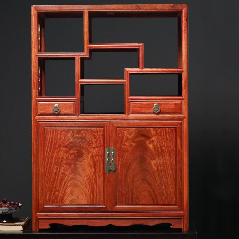 小号博古架茶水柜多宝阁红木收纳柜中式古典桌面花梨木餐边柜实木,收纳整理,收纳柜,淘宝优惠券,粉丝福利购,淘宝优惠卷