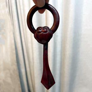袈裟扣檀木如意钩实木衣钩缦衣扣祖衣环七衣配件出家人佛具僧衣勾