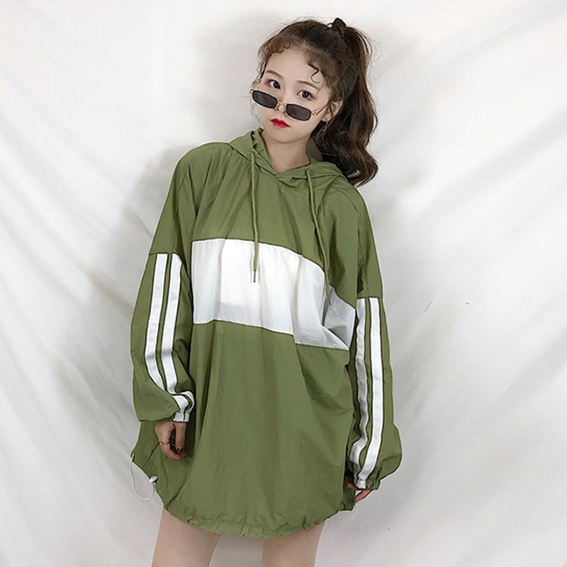 ·Àɹ·þÅ®ÏÄ2018п°æÖг¤¿îÁ¬Ã±ÉÏÒ¿íËɳ¤Ð䱡¿îÍâÌ×oversize