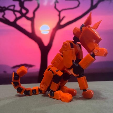 3D打印幸运13新款宠物狗超可动人偶坐骑猎犬积木益智拼装玩具男孩