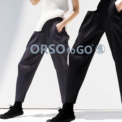 ORSOtogo褶皱休闲裤休闲裤