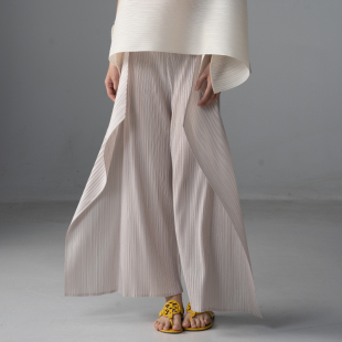 裙裤 ORSO褶皱休闲裤 阔腿裤 垂坠感高级夏季 松弛风 女宽松慵懒风新款