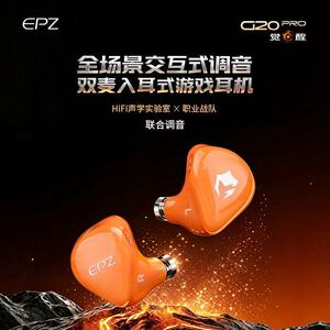 EPZ g20pro职业战队联名游戏电竞fps入耳有线耳机电脑带麦Teypc-C