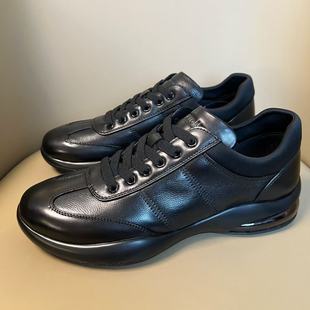 广州手工年轻男鞋棉鞋单鞋软底防滑休闲百搭皮鞋气垫鞋底1075-26