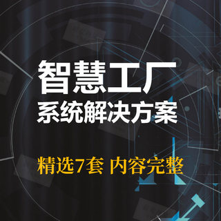 智慧工厂解决方案PPT 中小企业ERP+产线设备安防制造建设思路实践