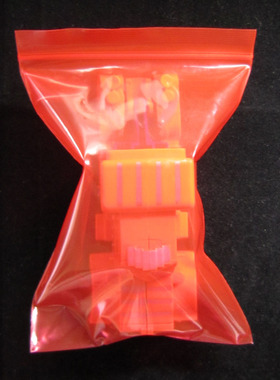 红色自封袋小号10*15*14丝一次性佛珠手串珠宝饰品塑料袋100只