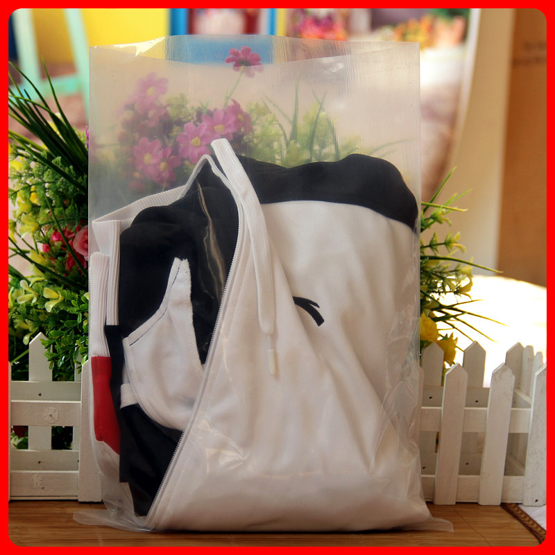 pe平口袋30*40cm*20丝大号加厚封口食品打包塑料包装服装袋100只