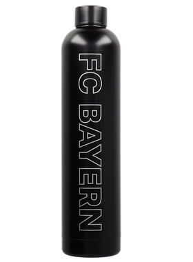 进口拜仁水杯周边黑色不锈钢水壶1L礼物官方正品34957品德居现货