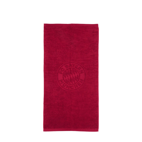 进口拜仁周边毛巾纯棉酒红色100x50cm官方正品53437品德居