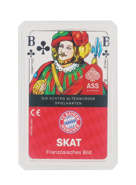 进口拜仁周边扑克Skat国外玩法球迷桌游官方正品53791品德居现货