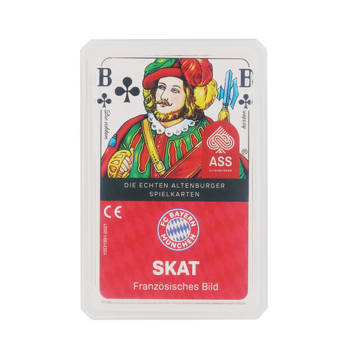 进口拜仁周边扑克Skat国外玩法球迷桌游官方正品53791品德居现货