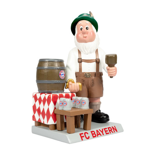 进口拜仁周边花园侏儒啤酒节哥布林打酒摆件官方正品35239品德居