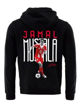 进口拜仁外套穆西亚拉25/26赛季纯棉卫衣成人官方正品54412品德居