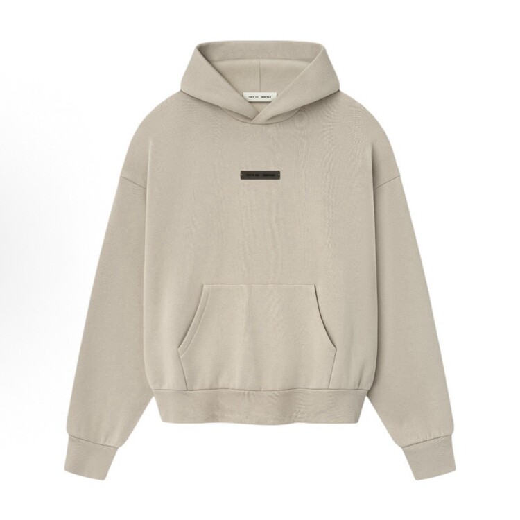 thumbnail for Logo letter print hooded sweatshirt on the back