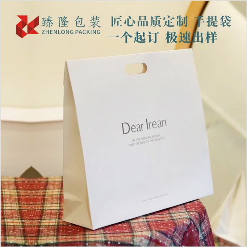 手提袋定制牛皮纸袋印logo图片