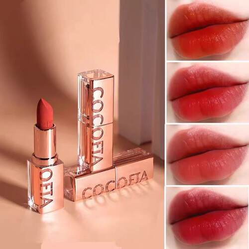 可依塔COCOETA悸动情愫柔雾口红脏橘红棕正红温柔滋润唇膏显白