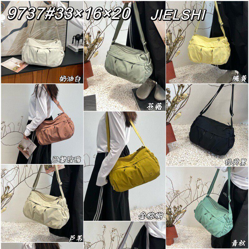 2026捷朗仕新款韩版尼龙布包马卡龙单肩斜挎百搭旅行出街小方包