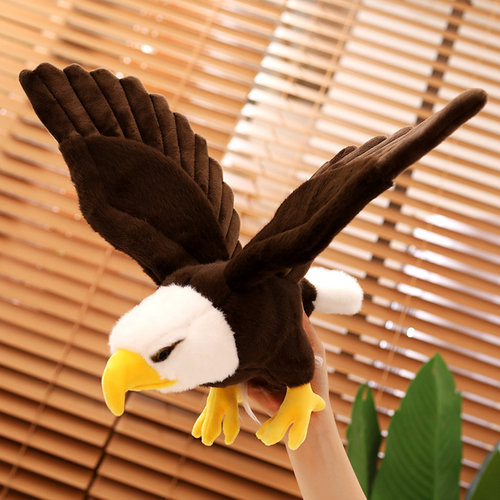 仿真老鹰公仔毛绒玩具白头鹰玩偶布娃娃儿童节生日礼物送男孩女孩