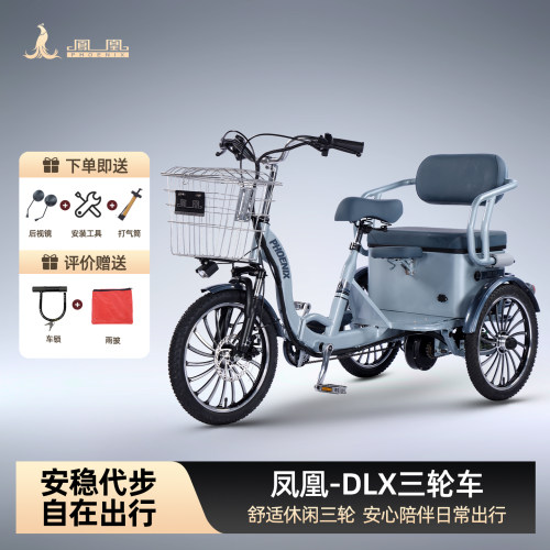 长辈日常遛弯买菜休闲代步三轮车