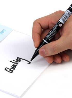 创意快干包裹笔油性小双头黑色红色蓝色记号勾线CD光盘笔学生文具