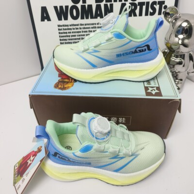 35-7731（四季款）双网爆米花鞋底跑步鞋32-37码